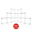 Deluxe GeoMetrix Pyramid Corner Hardware | https://www.bestnamebadges.com