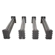 Deluxe GeoMetrix Ring Hardware | https://www.bestnamebadges.com