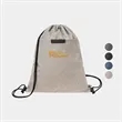 RejuVe® X-Pak Recycled Heather Drawstring Bag | https://www.bestnamebadges.com