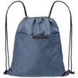 RejuVe® X-Pak Recycled Heather Drawstring Bag | https://www.bestnamebadges.com