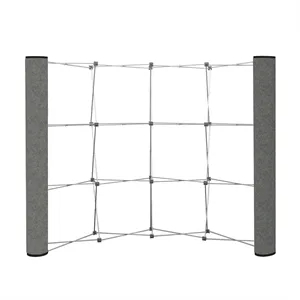 Curved Show 'N Rise Floor Display End Panel (Fabric)