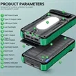 Hand Crank Solar Power Bank | https://www.bestnamebadges.com