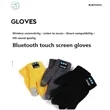 Bluetooth Warm Touch Screen Music Gloves | https://www.bestnamebadges.com