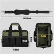 Heavy Duty Tool Bag 15 Inch 16 Pocket Portable Box Storage | https://www.bestnamebadges.com