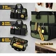 Heavy Duty Tool Bag 15 Inch 16 Pocket Portable Box Storage | https://www.bestnamebadges.com