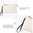 Canvas Multipurpose Cosmetic Pencil Bag | https://www.bestnamebadges.com