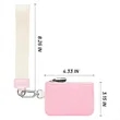 Portable Keychain Wallet Women Detachable Mini Zipper | https://www.bestnamebadges.com