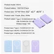 Magnetic Wireless Portable Charger 10000mAh Battery Pack | https://www.bestnamebadges.com