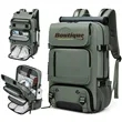Carry-On Travel Backpack Duffel Bag With Shoe Compartment | https://www.bestnamebadges.com