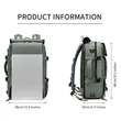 Carry-On Travel Backpack Duffel Bag With Shoe Compartment | https://www.bestnamebadges.com