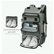 Carry-On Travel Backpack Duffel Bag With Shoe Compartment | https://www.bestnamebadges.com