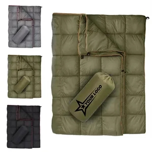 Waterproof Lightweight Down Camping Puffy Blanket For Travel