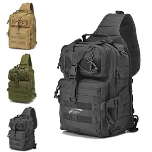 Tactical Single Shoulder Chest Bag Waterproof Crossbody