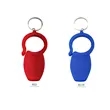 3 in 1 Multifunctiona Flat Bottle Opener With Keychain | https://www.bestnamebadges.com