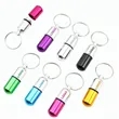 Aluminum Capsule Keychain Pillbox | https://www.bestnamebadges.com