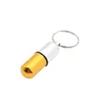 Aluminum Capsule Keychain Pillbox | https://www.bestnamebadges.com