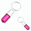 Aluminum Capsule Keychain Pillbox | https://www.bestnamebadges.com