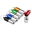 Aluminum Capsule Keychain Pillbox | https://www.bestnamebadges.com
