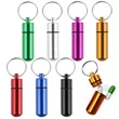 Aluminum Capsule Keychain Pillbox | https://www.bestnamebadges.com
