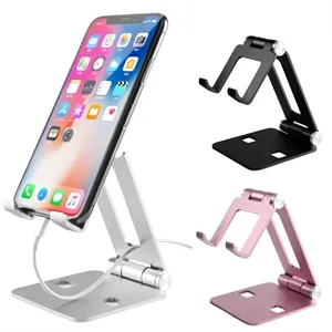 Aluminum Adjustable Phone Holder With Anti-Slip Silicone