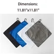 Customizable Microfiber Yoga Waffle Golf Towel | https://www.bestnamebadges.com