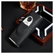 Leather Cigar Travel Box Set Gift W/ Cutter For Men | https://www.bestnamebadges.com