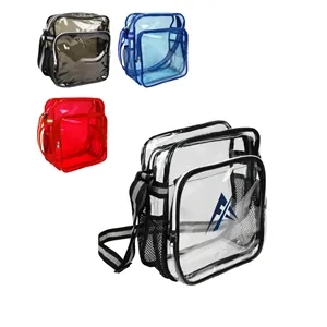 Union Printed - Eco Friendly Clear Crossbody Bag