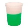 16 oz USA Made Two-Tone Color Changing Stadium Cups BPA Free | https://www.bestnamebadges.com