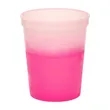 16 oz USA Made Two-Tone Color Changing Stadium Cups BPA Free | https://www.bestnamebadges.com