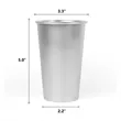15oz Cold Color-Changing Aluminum Cup | https://www.bestnamebadges.com