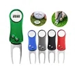 Golf Divot Repair Tool Foldable Switchblade | https://www.bestnamebadges.com