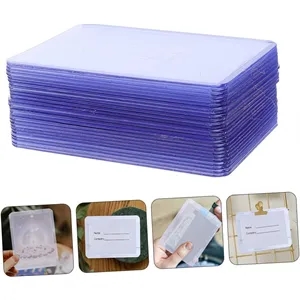 PVC Hard Plastic Card Sleeves Holder