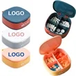 Portable 4-Compartment Pill Box | https://www.bestnamebadges.com