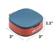 Portable 4-Compartment Pill Box | https://www.bestnamebadges.com