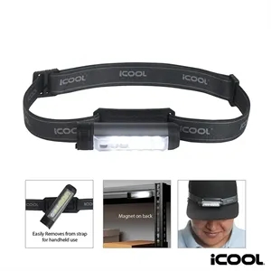 iCOOL Templeton Rechargeable LED Headlamp | https://www.bestnamebadges.com