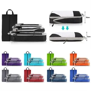 Compressible Foldable Travel Storage Bag Set (4 Pieces)