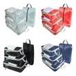 Compressible Foldable Travel Storage Bag Set (4 Pieces) | https://www.bestnamebadges.com