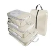 Compressible Foldable Travel Storage Bag Set (4 Pieces) | https://www.bestnamebadges.com