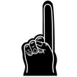 18" Foam Hand | https://www.bestnamebadges.com