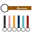 Loop Leather Keychain | https://www.bestnamebadges.com