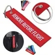 2-Sided Embroidery Luggage Keychain Tag | https://www.bestnamebadges.com