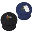 Crest Non-Slip Mouse Pad with Foam Wrist Rest | https://www.bestnamebadges.com