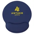 Crest Non-Slip Mouse Pad with Foam Wrist Rest | https://www.bestnamebadges.com
