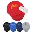 Wave Non-Slip Mouse Pad with Gel Wrist Rest | https://www.bestnamebadges.com