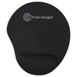 Wave Non-Slip Mouse Pad with Gel Wrist Rest | https://www.bestnamebadges.com