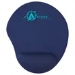 Wave Non-Slip Mouse Pad with Gel Wrist Rest | https://www.bestnamebadges.com