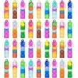 Mini Silicone Push Pop Keychain | https://www.bestnamebadges.com