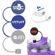 Silicone Straw Topper | https://www.bestnamebadges.com