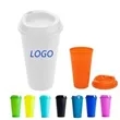 16 Oz Reusable Coffee Cups With Lids | https://www.bestnamebadges.com