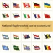 National Flag Badge | https://www.bestnamebadges.com